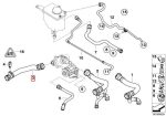 Original BMW E60 E66 N62 Return Hose Selang Pipa Radiator Water Pump - Image 6