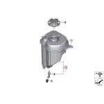 BMW E70 X5 E71 X6 Expansion Tank Tabung Air Radiator 17138621092 - Image 5