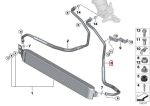 Original BMW E90 E92 E93 M3 Engine Oil Cooler Return Pipe Pipa Oli - Image 6
