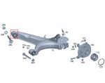 2x Febi Bilstein Mercedes W447 Inner Control Arm Bushing Roda Belakang Bagian Dalam A4473505400 173105 - Gambar 3