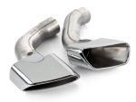 Original BMW F15 X5 M Performance Chrome Exhaust Tips End Pipe Trapezoidal Ujung Knalpot Mesin N55 18302287154 - Image 3