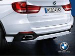 Original BMW F15 X5 M Performance Trapezoidal Tailpipe Tips + Diffuser Kit N55 18302349683