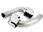 Original BMW F15 X5 M Performance Trapezoidal Tailpipe Tips + Diffuser Kit N55 18302349683 - Image 4