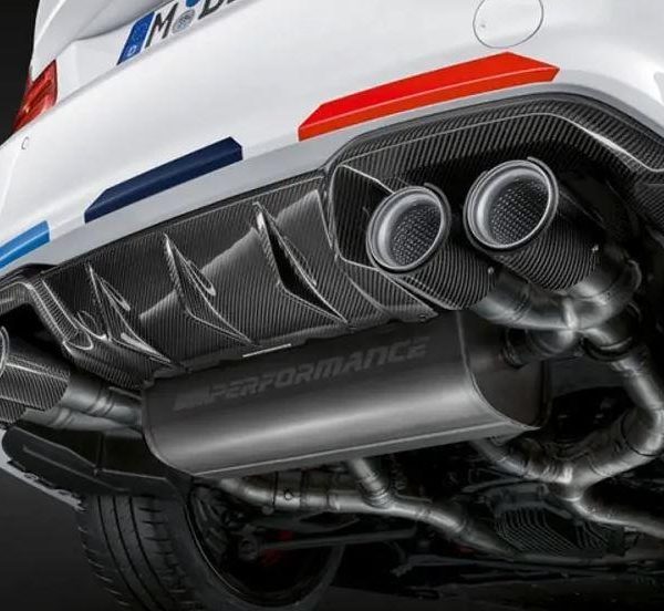 Original BMW F87 M2 Competition M Performance Muffler Exhaust Knalpot