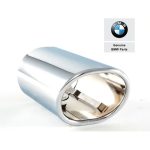 Original BMW E60 E61 Chrome Exhaust Pipe Tip Finisher 18307534036