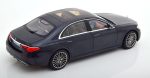 1:18 Norev Mercedes W223 S Class 2021 Dark Blue Miniatur Diecast - Image 3