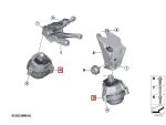 Original BMW G42 G20 G21 G22 G23 G29 B48 Engine Mount Mounting SET KIRI dan KANAN 22117581617 22117581618 - Image 3