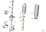 Original BMW E30 3 Series Shock Breaker Absorbers Depan SET KIRI KANAN - Gambar 3