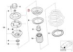 Original BMW E39 E46 E60 Plat Tatakan Per Atas Roda Depan - Image 4