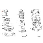 Original BMW E24 E28 E30 E34 E36 Cover Tutup Shock Roda Depan 28,5MM - Image 5