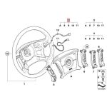 Ori BMW E83 X3 Stir Airbag Modul + Multifunction Button 32343400440 - Gambar 4