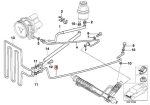 Original BMW E39 Return Pipe Steering Rack Selang Pipa ke Rak Stir - Image 5