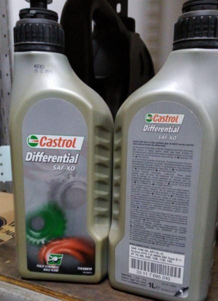 ORIGINAL Castrol SAF-XO 75W-90 Differential Oil Oli Gardan 1 Liter