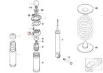 Original BMW E36 E46 Z3 Guide Support Mounting Shock Roda Belakang - Image 6