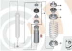 Original BMW E90 E92 Busa Shock + Tube Tabung pelindung Belakang - Image 5