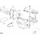 Original BMW E46 E85 E86 Z4 M54 N52 Brake Caliper Carrier Kaliper Depan 34106765880 - Image 5