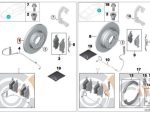 Original BMW E90 E92 E93 M3 Brake Disc Piringan Rem Cakram Depan - Image 4