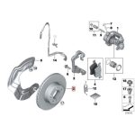 Original BMW E90 320i Brake Disc Piringan Rem Cakram Depan 34116854997 - Image 5