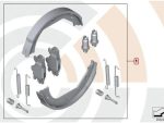Original BMW F30 328i 330i 335i 340i Brake Shoe Kampas Rem Tangan 34212213311 - Image 7