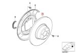 Original BMW E39 Brake Disc Piringan Rem Cakram Belakang 34216767060 - Image 4