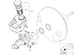 Ori BMW E12 E28 E34 Seal Plug Brake Master Cylinder Seal Silinder Rem - Image 4