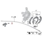 Original BMW F30 F32 F33 F36 Kabel Rem Tangan Bowden Cable 34406857640 - Image 3