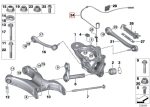Original BMW E70 F15 X5 Sensor ABS / DSC Pulse Wheel Sensor Belakang - Image 10