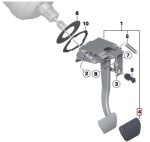 Original BMW Brake Pedal Pads Pedal Rem Karet Standard untuk Semua BMW - Gambar 5