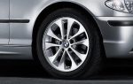Original BMW Double Spoke Style 98 Velg Mobil 7J x 17 inch ET:47 E46