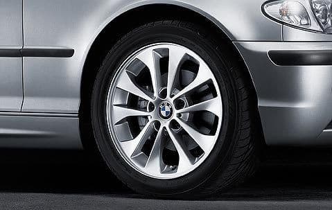 Original BMW Double Spoke Style 98 Velg Mobil 7J x 17 inch ET:47 E46