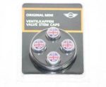 Original MINI Union Jack Valve Stem Cap Tutup Pentil Mobil 4pcs - Gambar 3