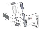 Original BMW F15 X5 F16 X6 F85 X5M F86 X6M Accelaration Sensor Belakang 37146876452 - Image 3