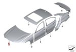 Original BMW G20 G21 Panel Kap Mesin Aluminium Engine Hood 41008494446 - Image 6