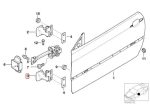 Original BMW E46 Front Door Hinge - Engsel Pintu Depan Bagian Bawah RH - Gambar 5