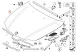 Original BMW E90 M3 Panel Kap Mesin Engine Hood 41618043938 - Gambar 3