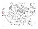 Original BMW E36 Impact Strip Lis Bemper M Tech Depan - KANAN - Image 4