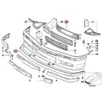 Original BMW E36 M Tech Spoiler Lip Bemper Depan 51112251767 - Image 6