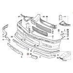 Original BMW E36 M3 License Plate Holder Tatakan Plat Nomor Depan - Image 5