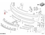 Original BMW E46 LCI Facelift Tow Eye Hook Cover Penutup Mata Derek Bemper Depan 51117044125 - Image 7