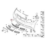 Original BMW E90 Tow Eye Hook Cover Penutup Derek Bemper Depan - Image 4
