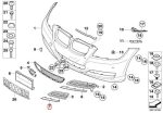 BMW E90 LCI ALU MATT Trim Finisher Gril Lampu Kabut KIRI 51117198903 - Gambar 4