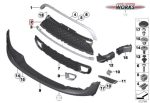MINI R55 R56 R57 R58 R59 Front Grill Gril Depan 51117255125 - Image 4