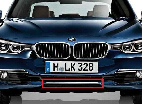 Original BMW F30 320i 328i Luxury Trim Finisher Tengah Bemper Depan