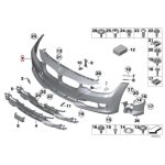 Original BMW F30 Bemper Depan Sport Luxury Modern LIne 51117293030 - Image 3
