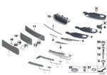 Original BMW F30 F31 Sport Trim Bracket Fog Light Lampu Kabut KANAN - Gambar 5