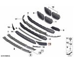 Original BMW E84 X1 Pre-LCI Basis No Line Grill Samping Bemper Depan KANAN 51117303756 - Image 5