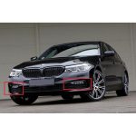 BMW G30 Sport Gloss Black Bumper Trim Finisher Lis Bemper Depan SET - Image 3