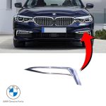 Original BMW G30 Pre-LCI Luxury Line Chrome Bumper Trim Finisher Lis Bemper Depan KIRI