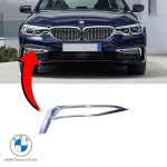 Original BMW G30 Pre-LCI Luxury Line Chrome Bumper Trim Finisher Lis Bemper Depan KANAN