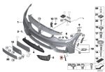 Original BMW F80 M3 F82 F83 M4 Air Intake Grill Bemper Depan KIRI - Image 6